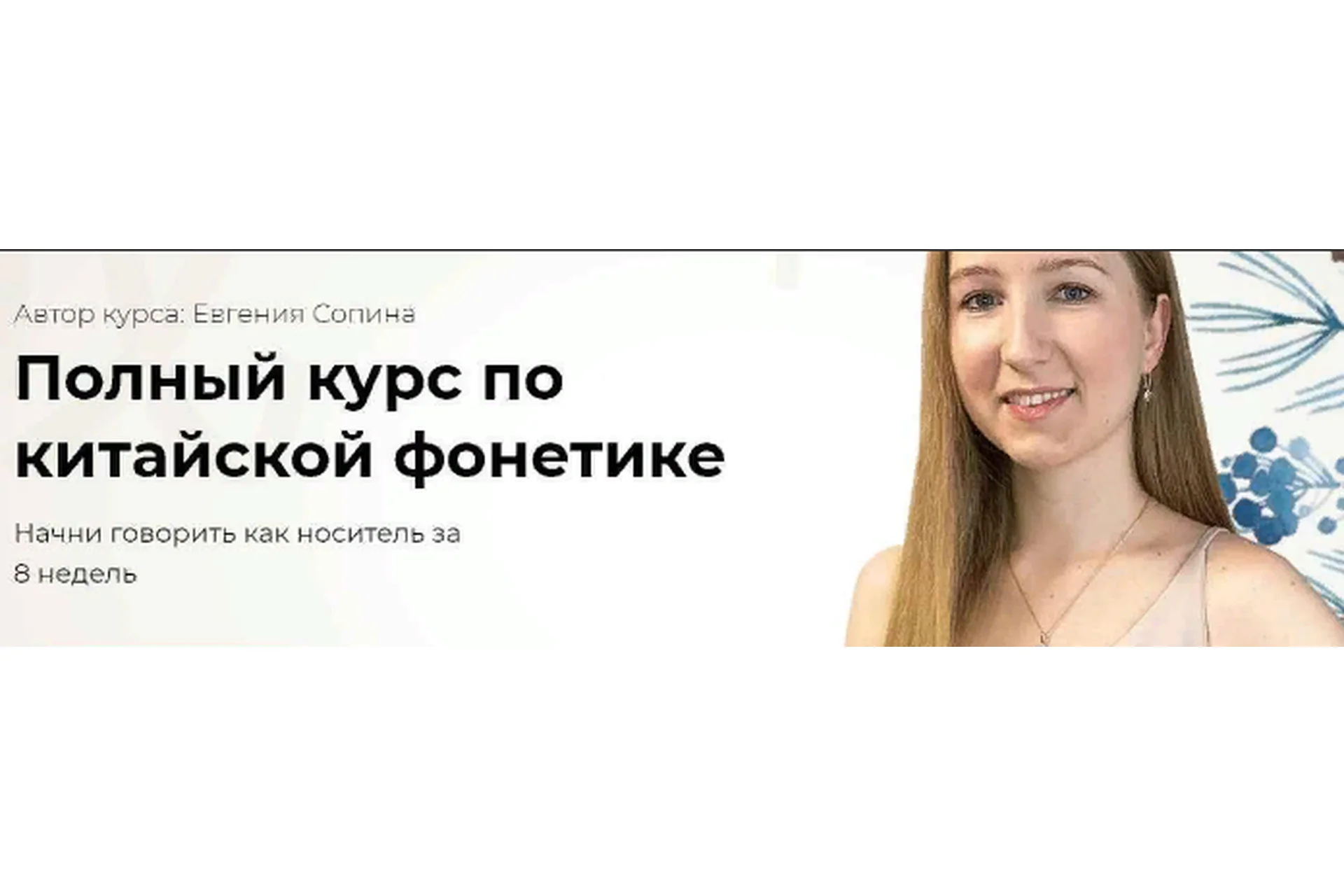 Полный курс по китайской фонетике (Евгения Сопина), фото 1 из 1.