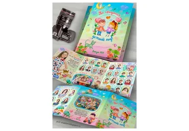 Шаблон папки детское трюмо «Время хорошее» (Eneya Dezign)