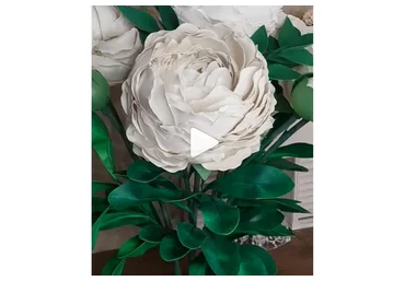 [zefirka_bubbles] Пышный пион из фоамирана