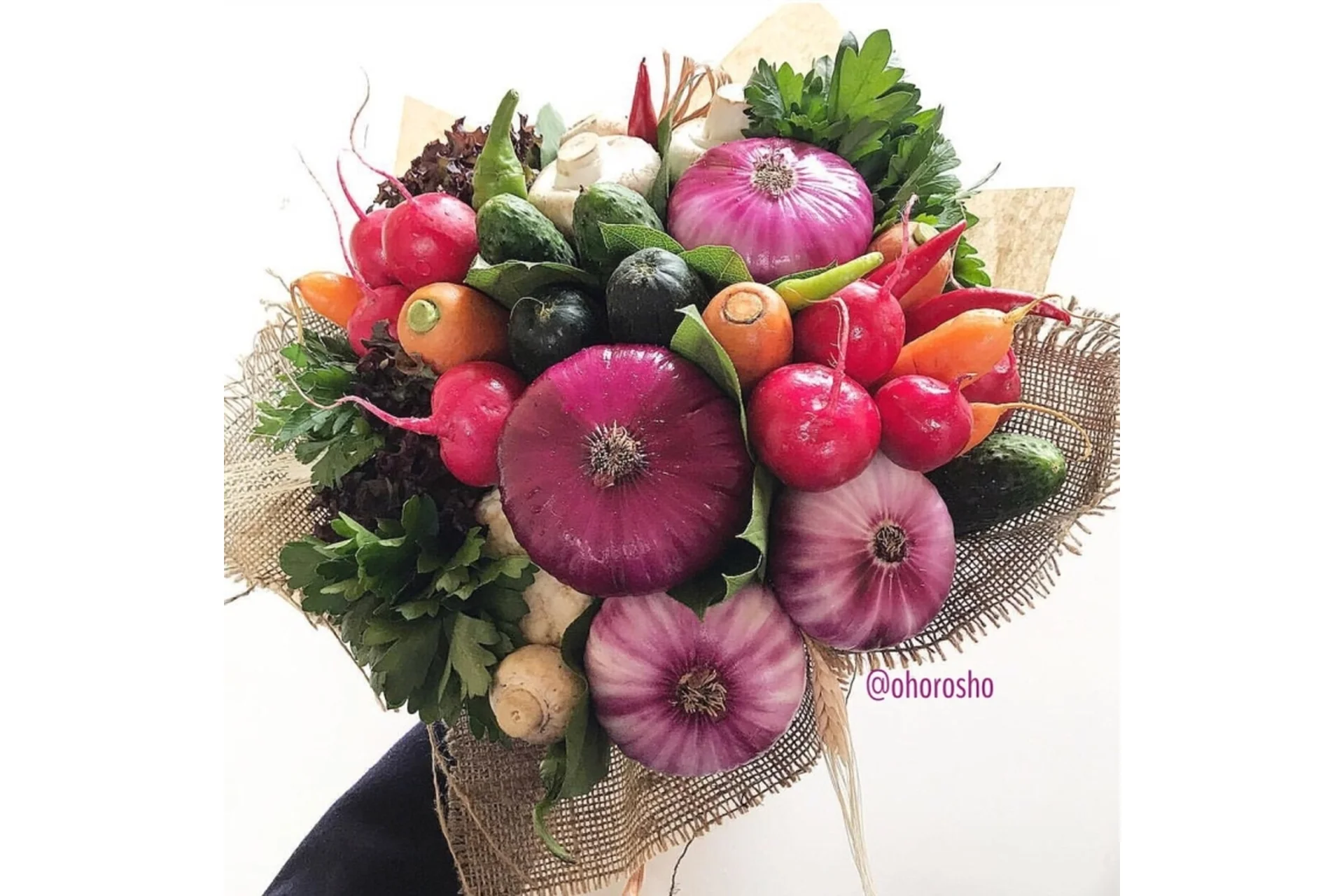 [Ohorosho] Сборка букетов из овощей и фруктов, фото 1 из 1.