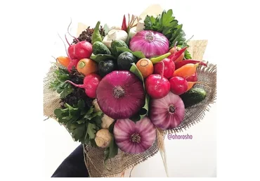 [Ohorosho] Сборка букетов из овощей и фруктов