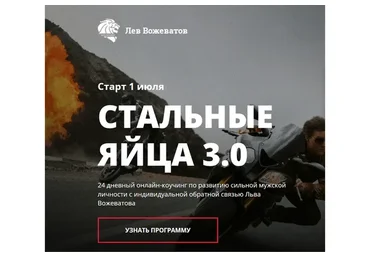 Стальные яйца 3.0 2016 (Лев Вожеватов)