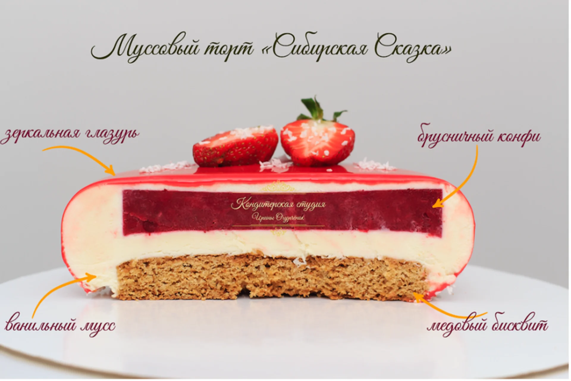 Муссовый торт «Сибирская сказка» (Ирина Огурченок), фото 1 из 1.