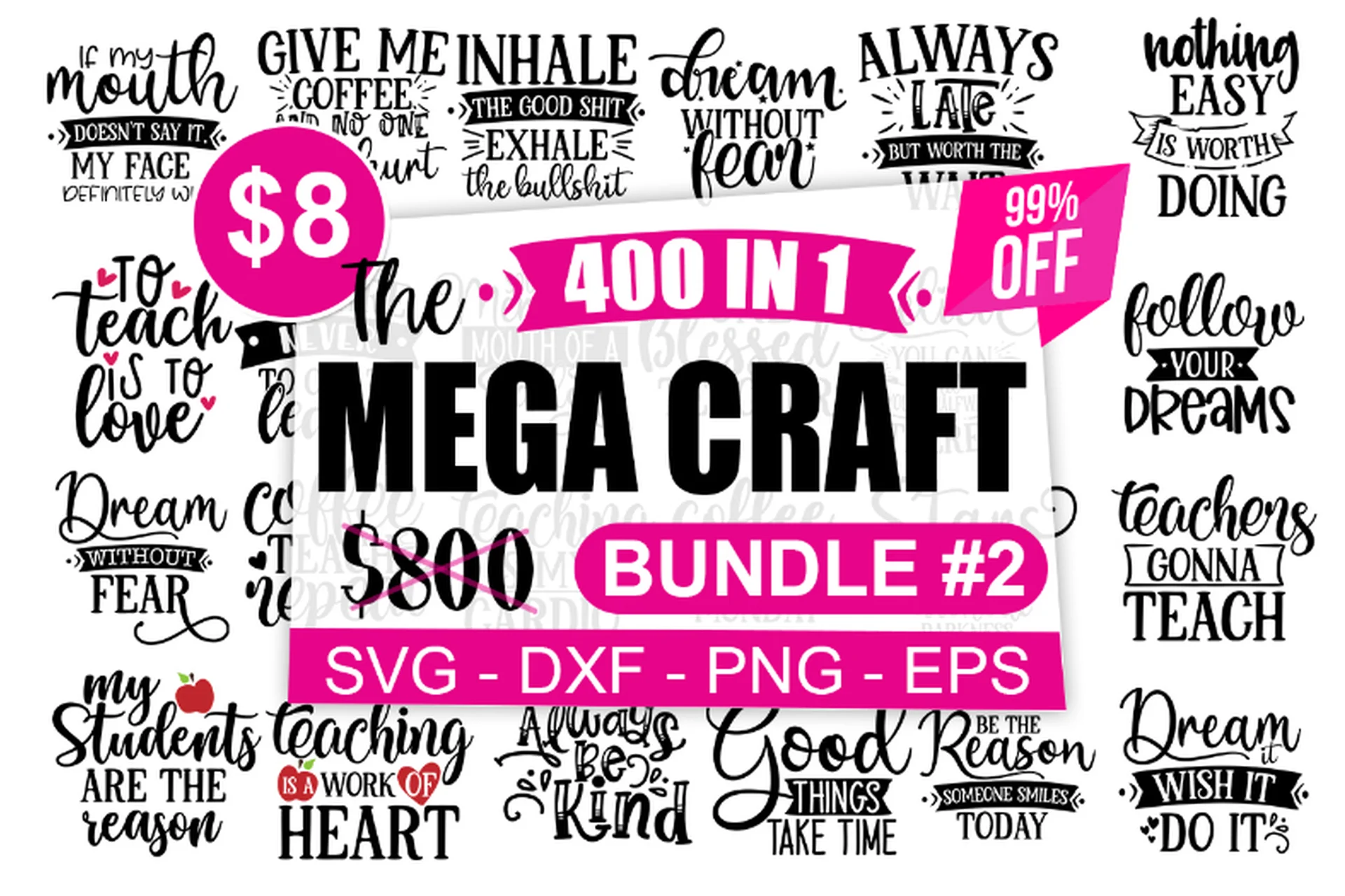 [Creativefabrica] The Mega Craft Bundle Vol #2 (Designdealy), фото 1 из 1.