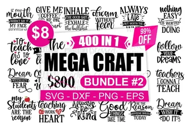 [Creativefabrica] The Mega Craft Bundle Vol #2 (Designdealy)