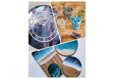 РезинАРТ. Море в вашем доме + Часы Космос (Мария Лаптева)