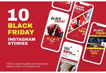 Черная Пятница шаблон историй instagram (karkunstudio)