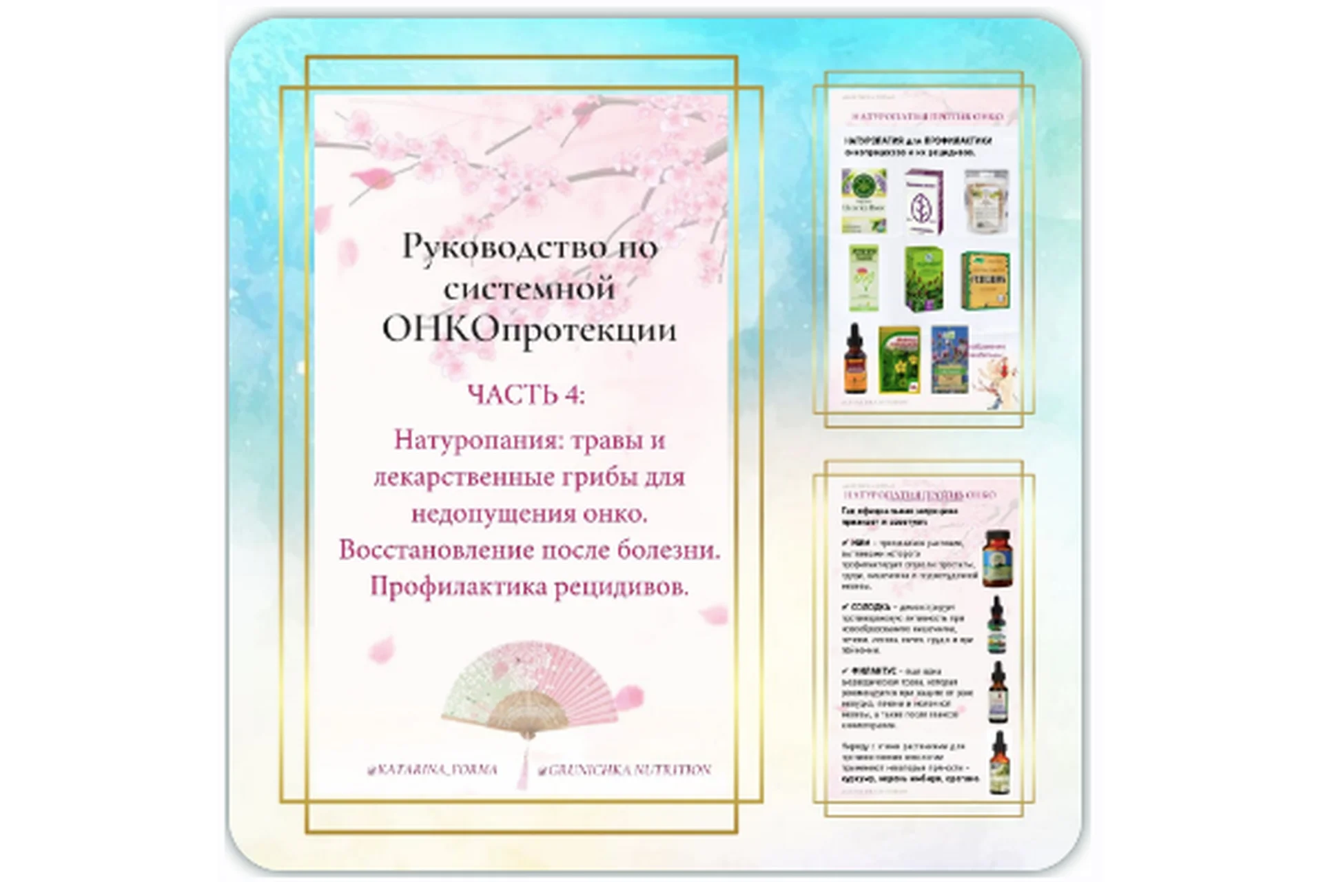 Восстановление после онкологии. Профилактика рецидивов. Часть 4 (Катерина Форма), фото 1 из 1.