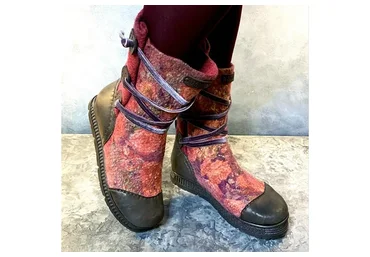 Полусапожки с цельным язычком и регулируемой шириной голенища. Полный цикл (Алла Халайджи)