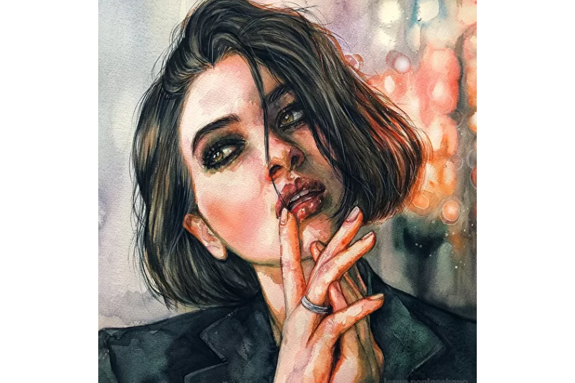 [Арткомната] Акварельный портрет и свет. Тариф Базовый (Леся Поплавская), фото 1 из 1.