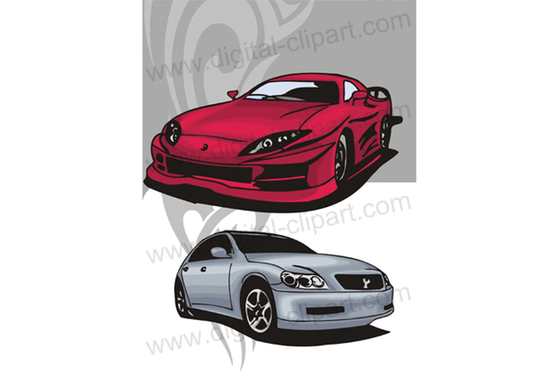 [Digital clipart] Sport Cars, фото 1 из 1.
