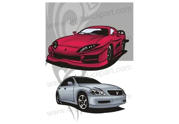[Digital clipart] Sport Cars