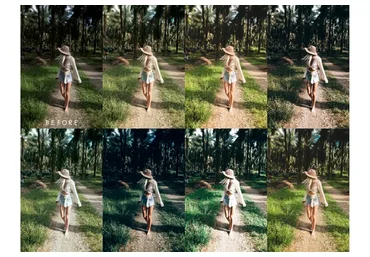 Пресеты для путешествий. Throwback Preset Pack (Morgan Oliver-Allen)