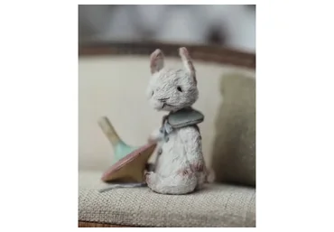 [Школа авторской игрушки] Миниатюрный зайка (Марика Шмидт)