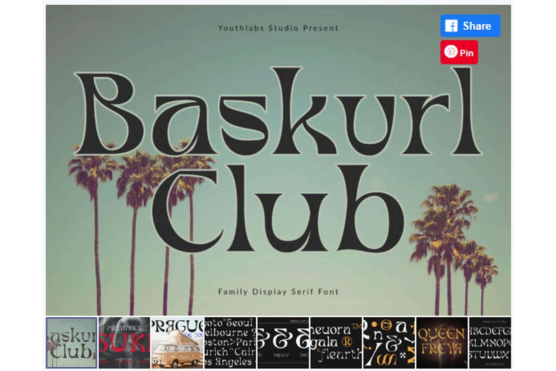 [Creativefabrica] Baskvrl Club Font (youthlabs), фото 1 из 1.