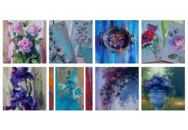 [KalachevaSchool] Цветы пастелью. Пакет «Стандарт» (Ирина Климова)