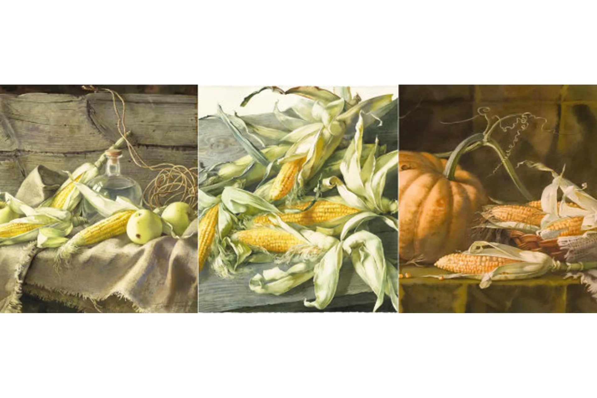 [lectoroom] Этюд с кукурузой акварелью (Елена Базанова), фото 1 из 1.