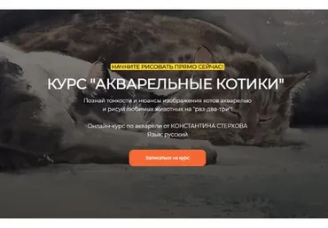 [Артефакто] Акварельные котики. Тариф Стандарт (Константин Стерхов)