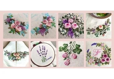 Основы объёмной вышивки «Розы и не только», 2020 (nadin.needlework)