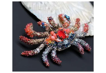Брошь «Крабик» (Валентина Тельпиз)
