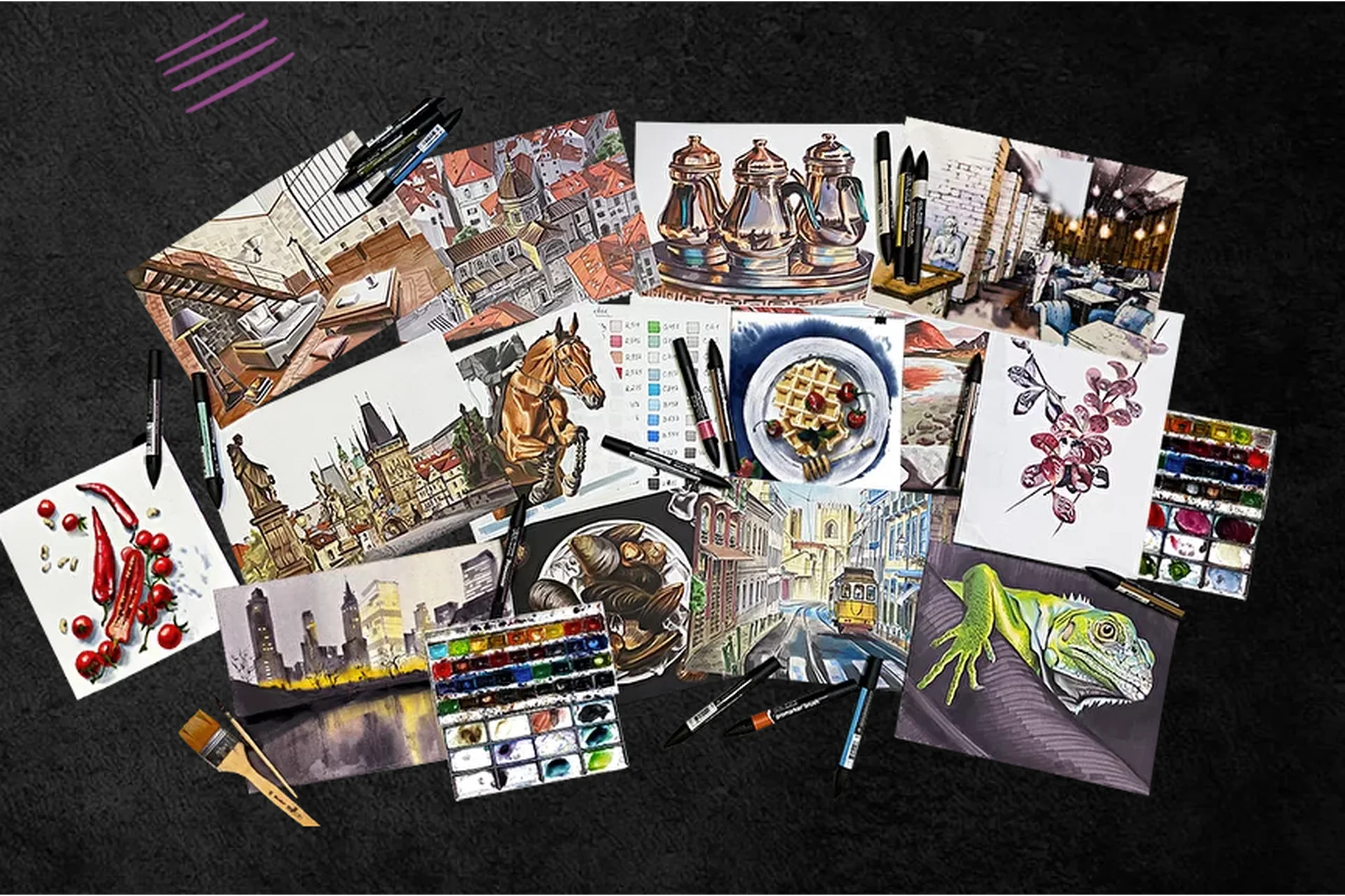 [Художник Online] Я—Скетчер. Тариф Художник Online (Дарья Куцаева, Анастасия Брагина), фото 1 из 1.