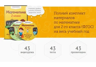Полный комплект материалов по математике для 2го класса (ФГОС) на весь учебный год (Дмитрий Тарасов)