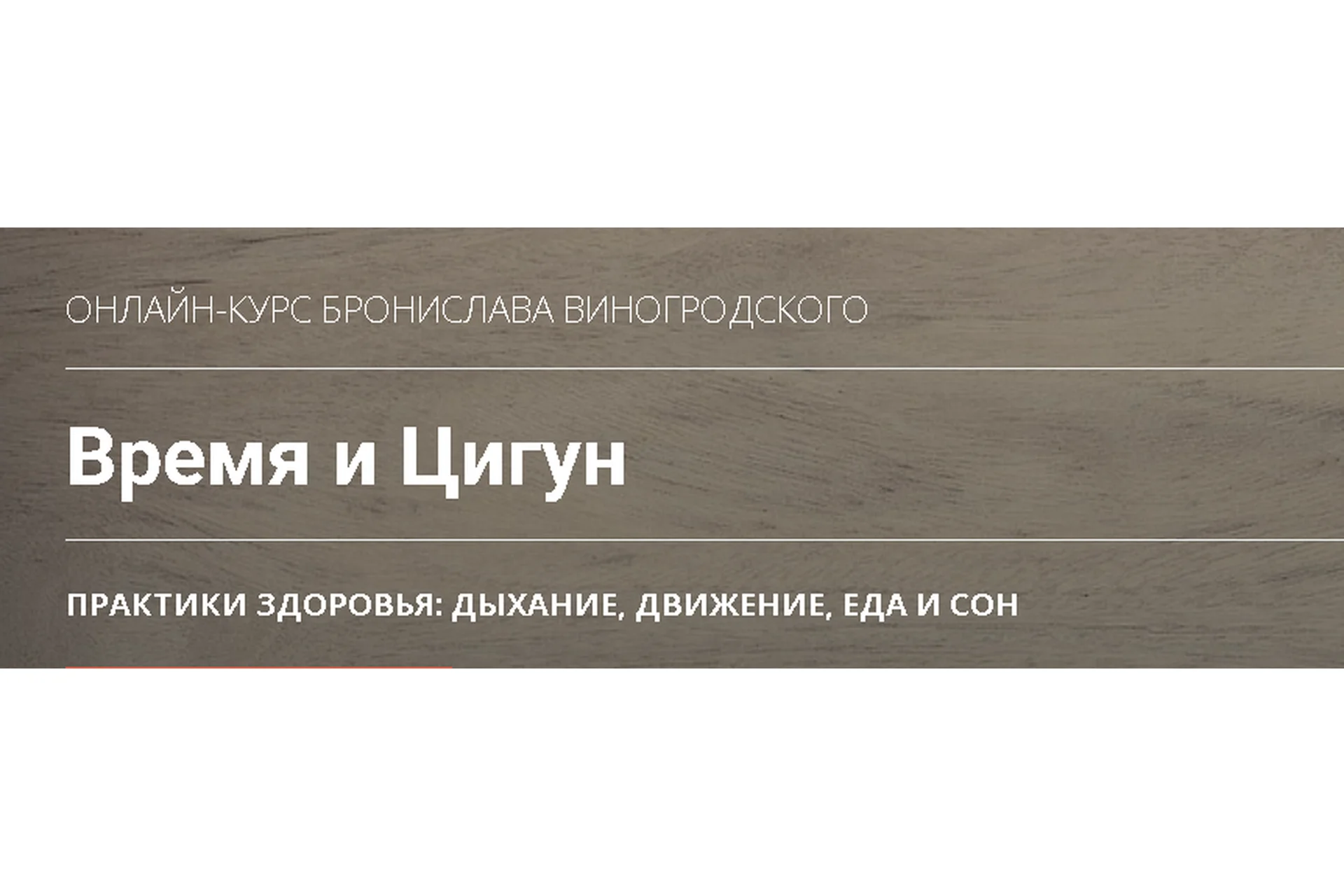 Время и Цигун. Сезон Зима. Тариф «Самостоятельное изучение» (Бронислав Виногродский), фото 1 из 1.