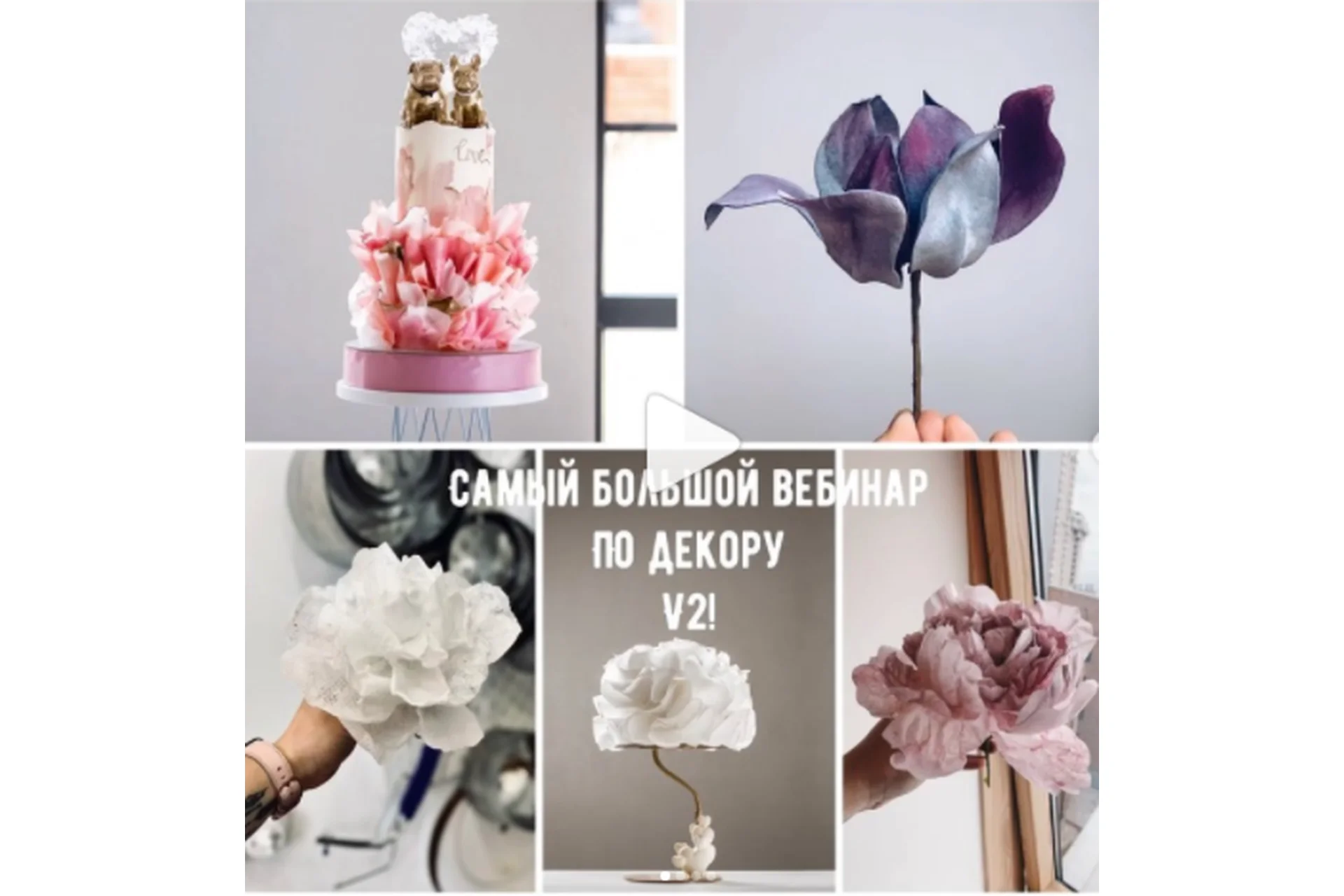 [bmb_bakery] Самый большой вебинар по декору. V2 (Мария Бондарева), фото 1 из 1.