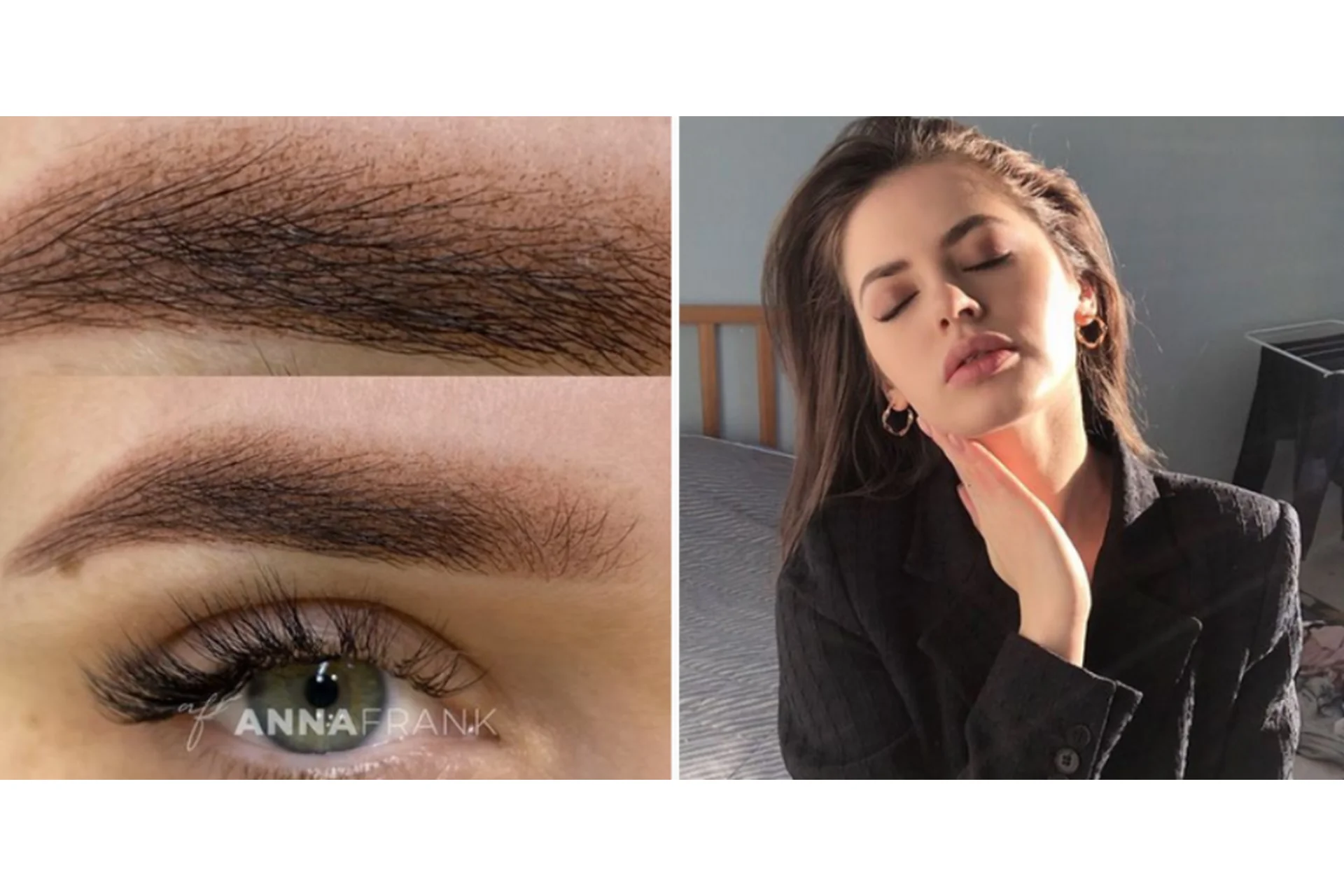 Брови в технике Air Shadow Eyebrows (Анна Франк), фото 1 из 1.