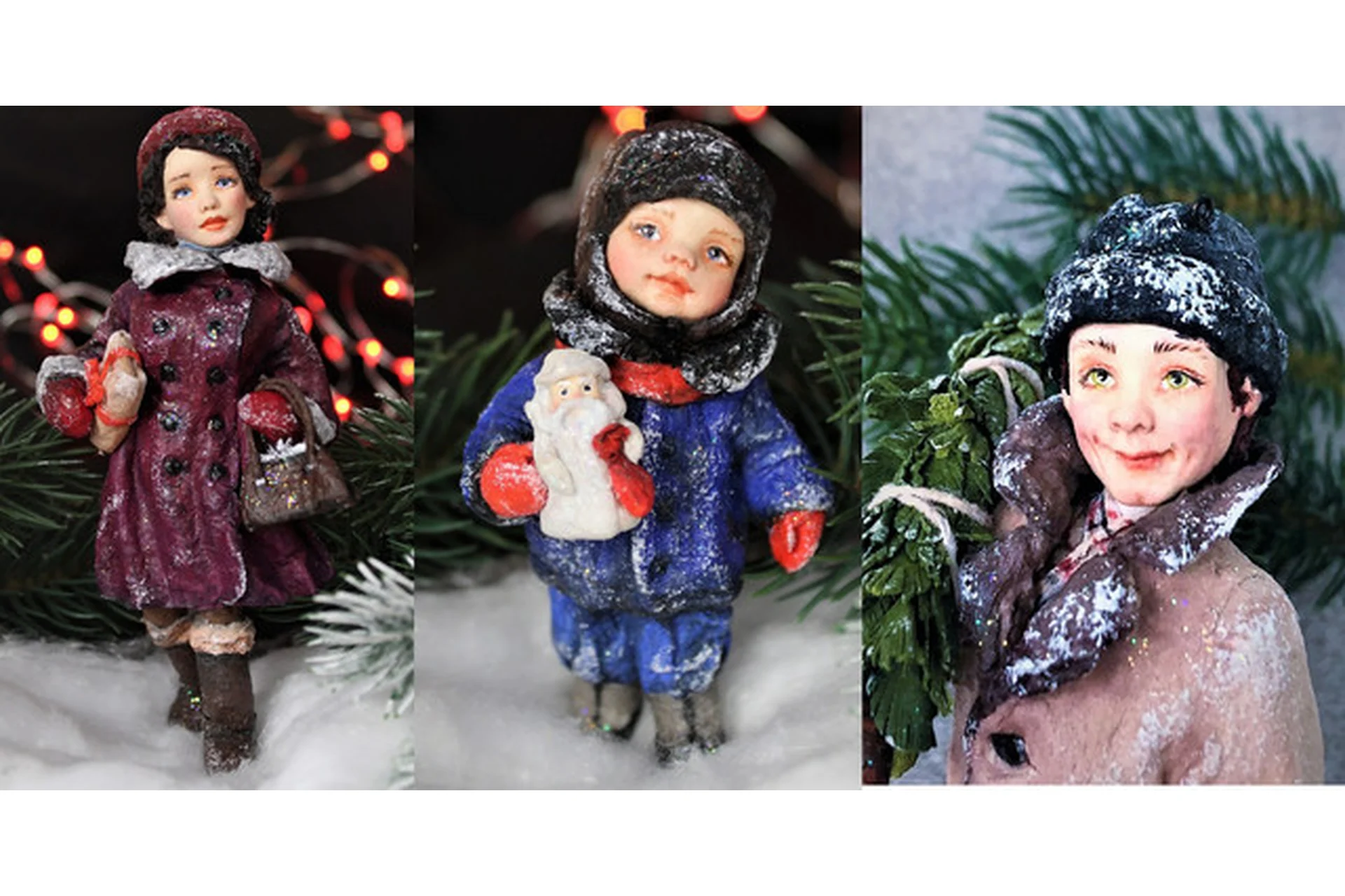 Комплект  «Новогодние хлопоты семьи Петровых» (Татьяна Броницкая), фото 1 из 1.