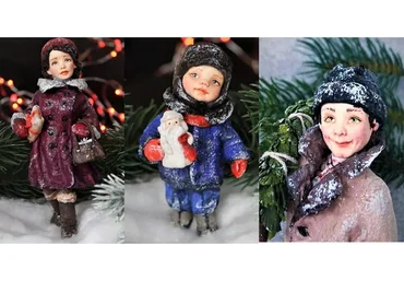 Комплект  «Новогодние хлопоты семьи Петровых» (Татьяна Броницкая)