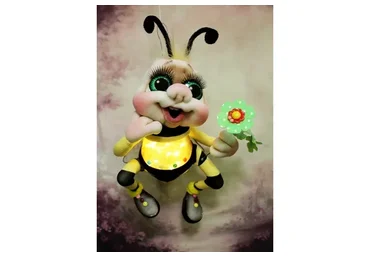 [Игрушки]  Кукла-светильник «Пчелка Жу-Жу» (Елена Лаврентьева)