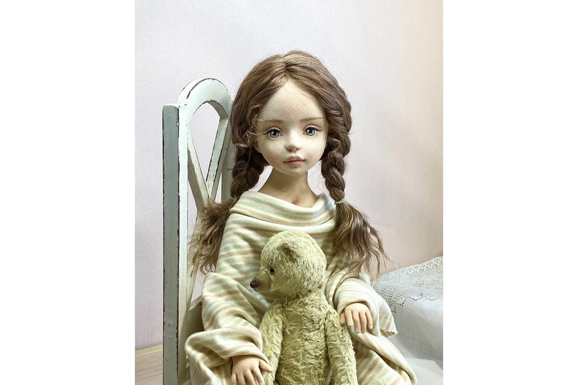 Голова для текстильной куклы. Самостоятельное обучение (Ольга Бабынина), фото 1 из 1.