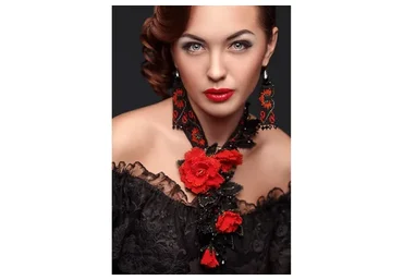 Колье «Кармен» из бисера (Наталья Кузьма)