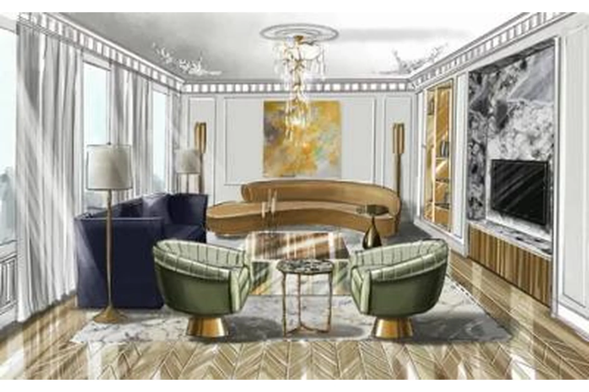 Интерьер на iPad (Ольга Каминская), фото 1 из 1.