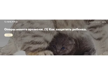 Опоры нового времени. 1 Как защитить ребенка  (Елена Веселаго)