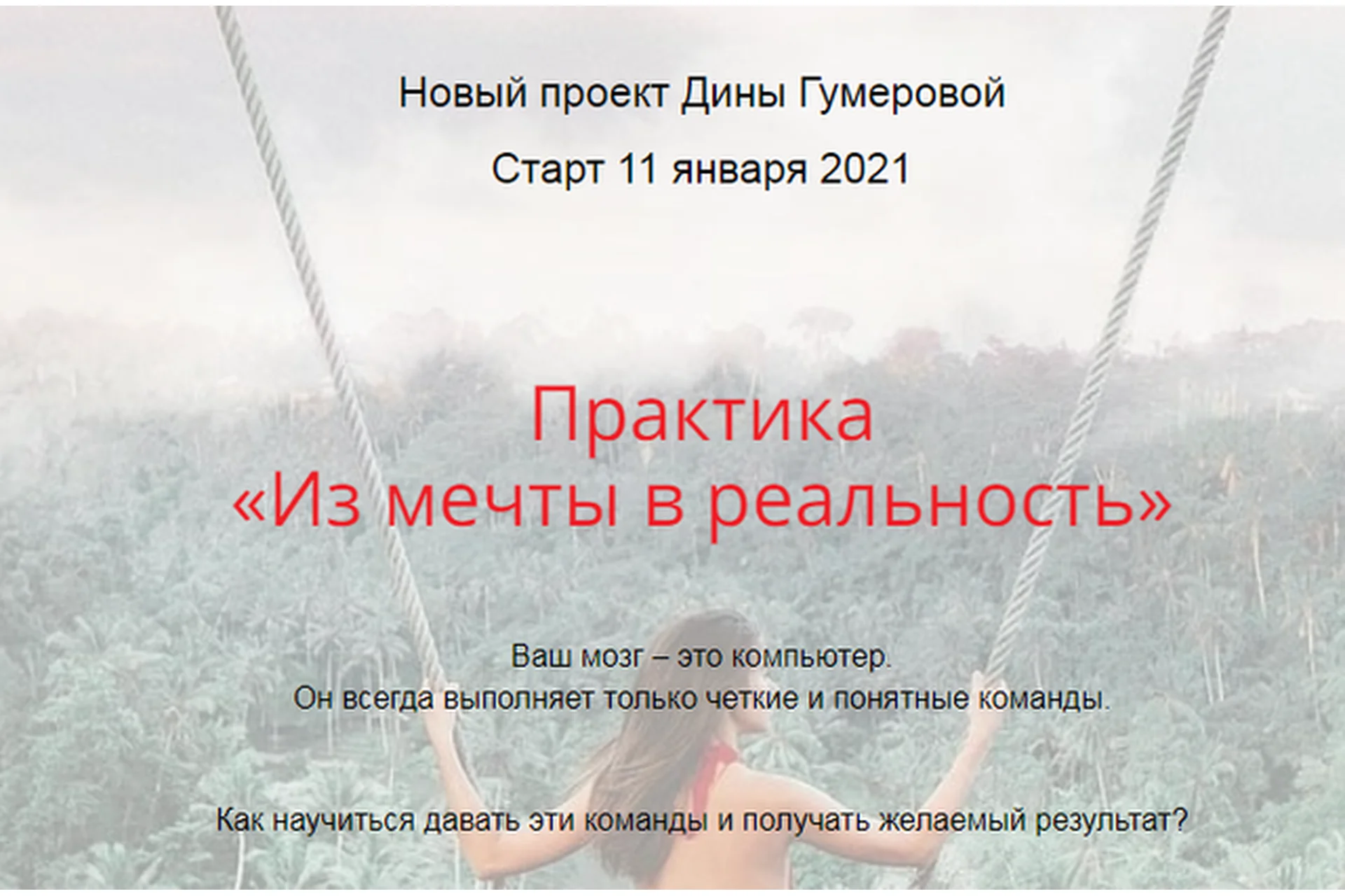 Практика. Из мечты в реальность (Дина Гумерова), фото 1 из 1.