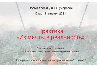 Практика. Из мечты в реальность (Дина Гумерова)