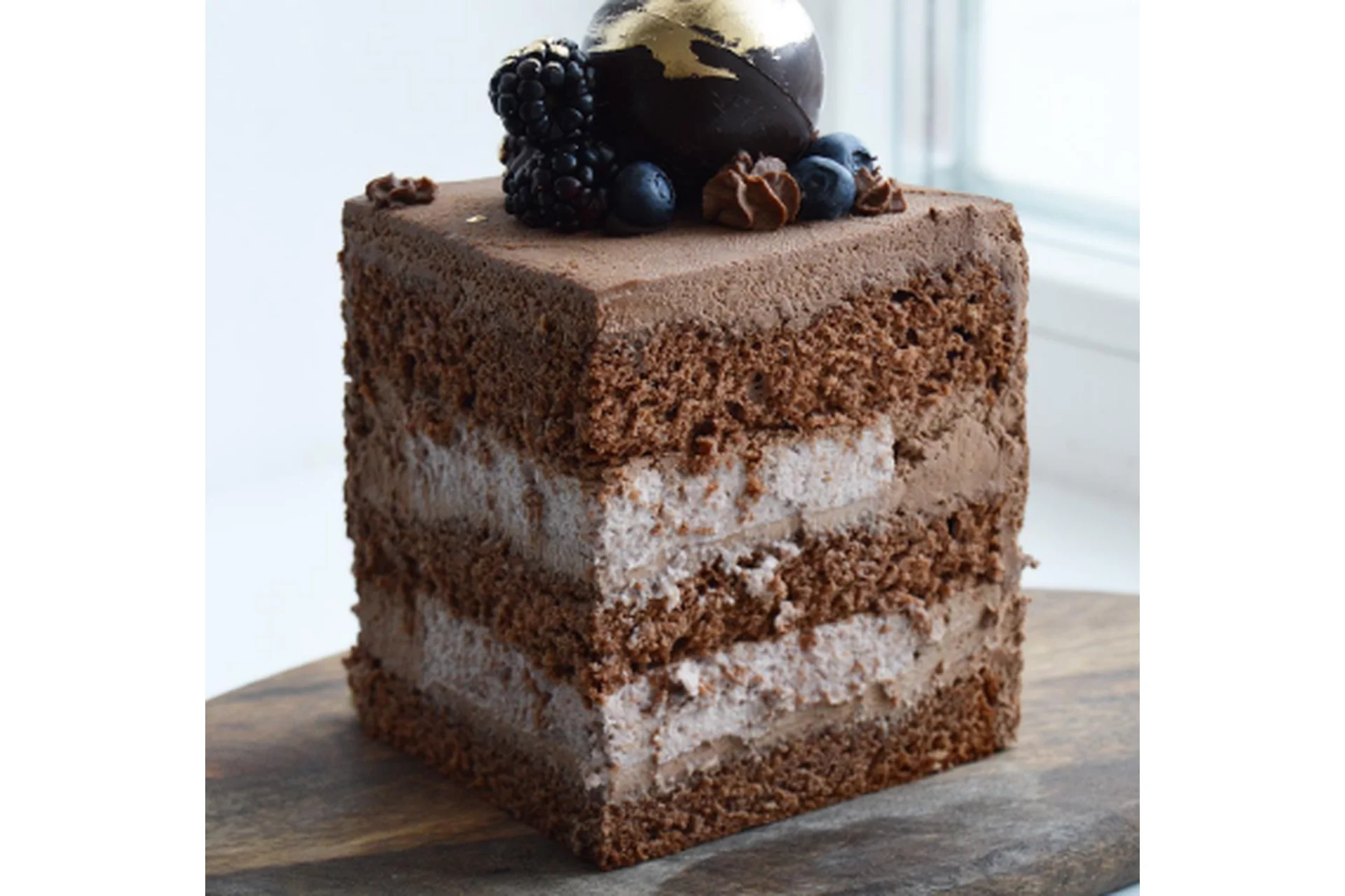 [selfsweets_spb] Торт «Молочный шоколад - инжир». Технологическая карта (Юлия Залесских), фото 1 из 1.