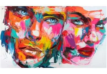 Портрет мастихином (Ольга Базанова)