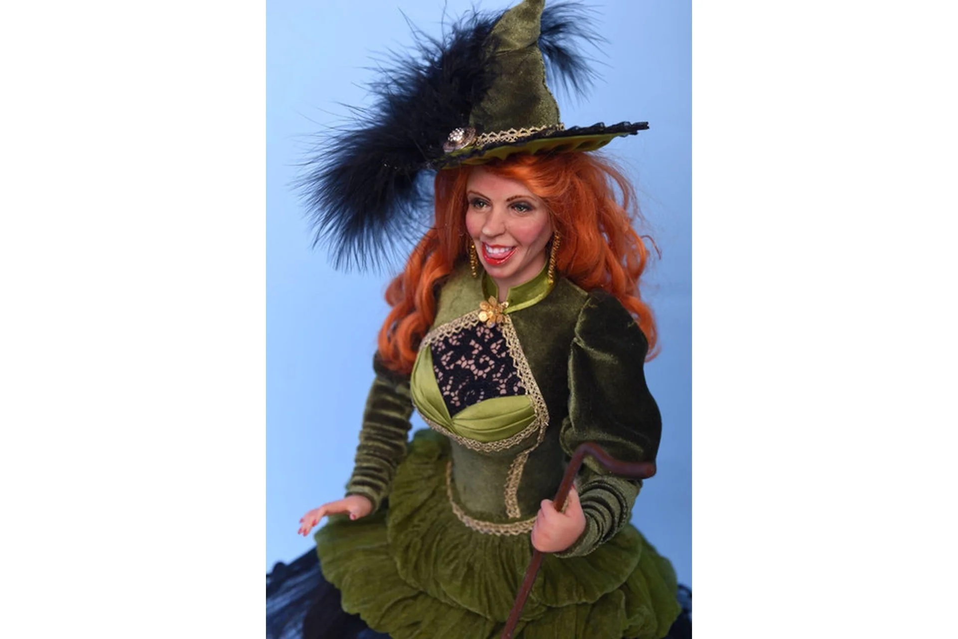 Видео мастер класс по созданию куклы из полимерной глины  (Оксана Трей), фото 1 из 1.