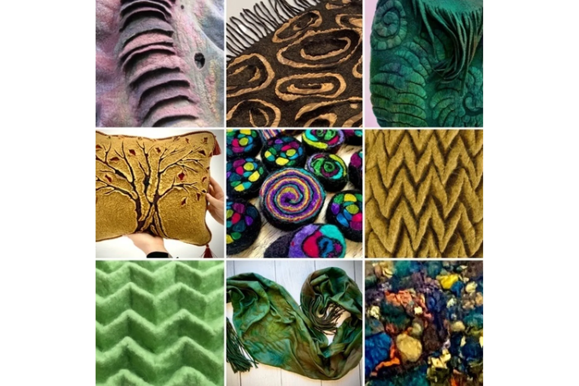 [Felt-club] Декоративные техники валяния. Тариф - Все сразу (Юлия Хабарова), фото 1 из 1.