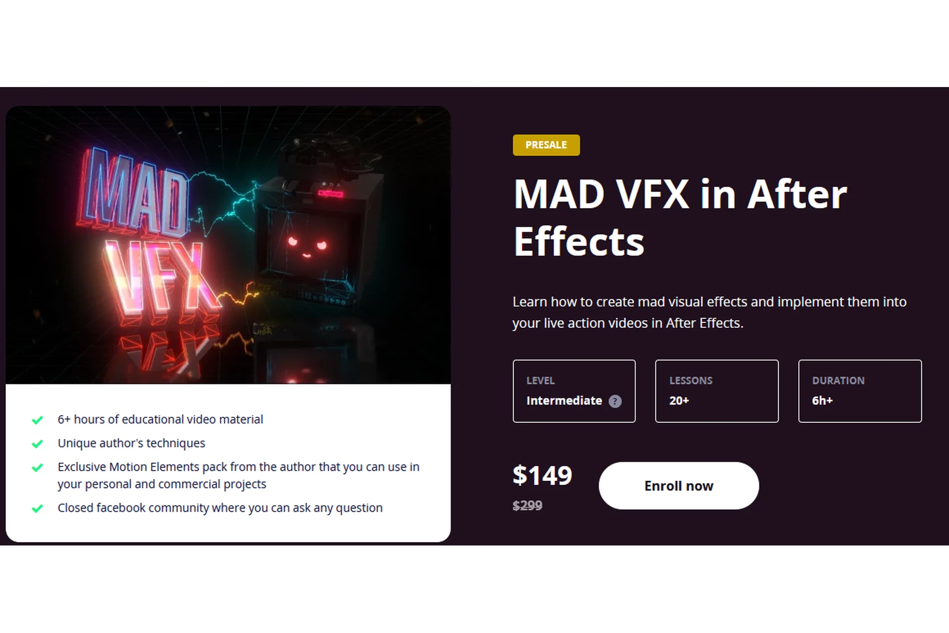 [Motion Design School] MAD VFX in After Effects (Эдуард Михайлов), фото 1 из 1.