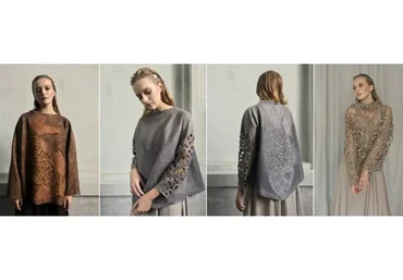 Свитер с объемным декором (Алена Селезнева)