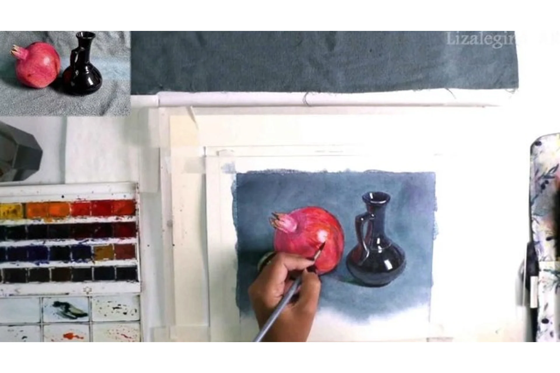 [lizaleginaschool] Живопись акварелью. Тариф Самостоятельное обучение (Елизавета Залегина), фото 1 из 1.