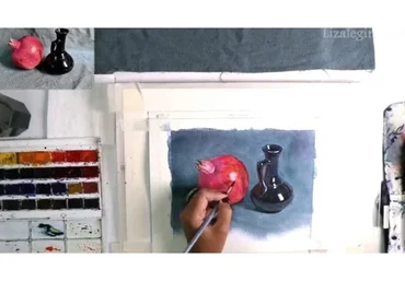 [lizaleginaschool] Живопись акварелью. Тариф Самостоятельное обучение (Елизавета Залегина)