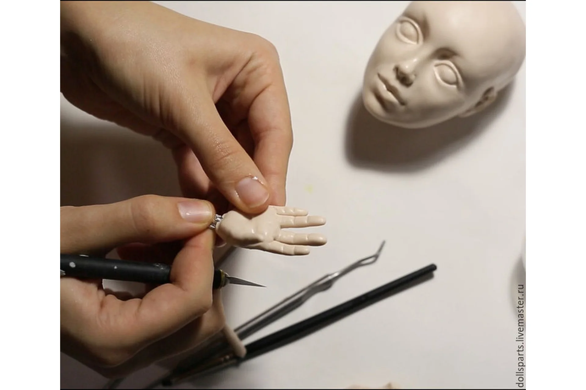 [Кукольные детальки] Базовый курс по лепке кукол (Дмитрий/Ольга), фото 1 из 1.