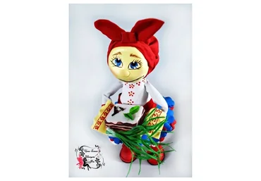 Кукла-хозяюшка из фоамирана (Ирина Зимина)