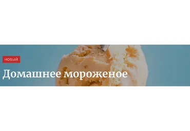 [Novikov School] Домашнее мороженое (Елена Гончарова)