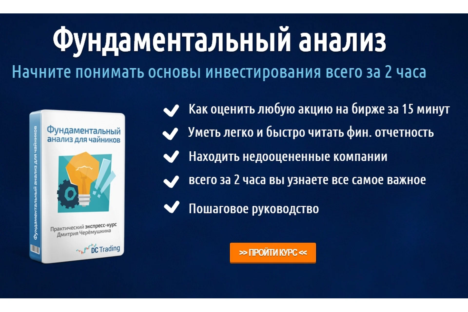Фундаментальный анализ для чайников (Дмитрий Черемушкин), фото 1 из 1.